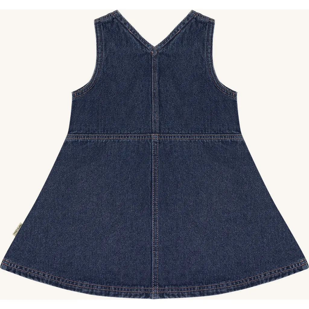 Hust & Claire HCKaroline kjole Blue Denim denim