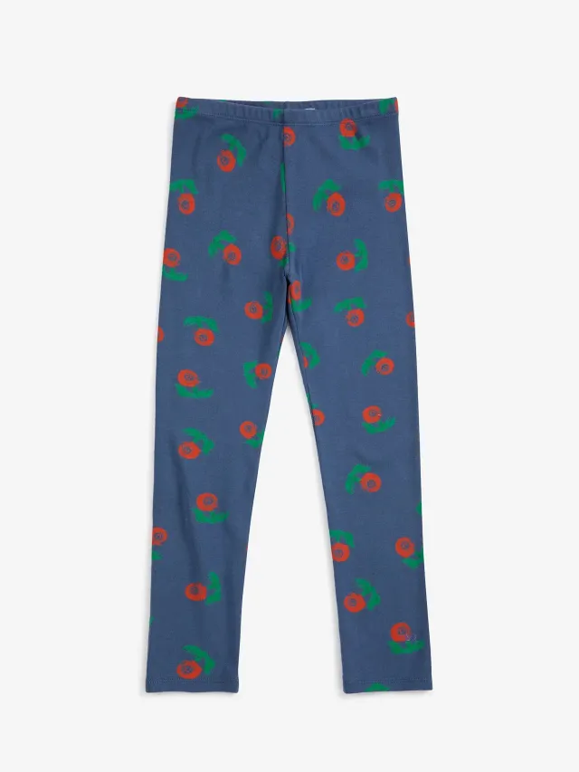 Bobo Choses Stamp Bloom leggings navy str 2-13 år