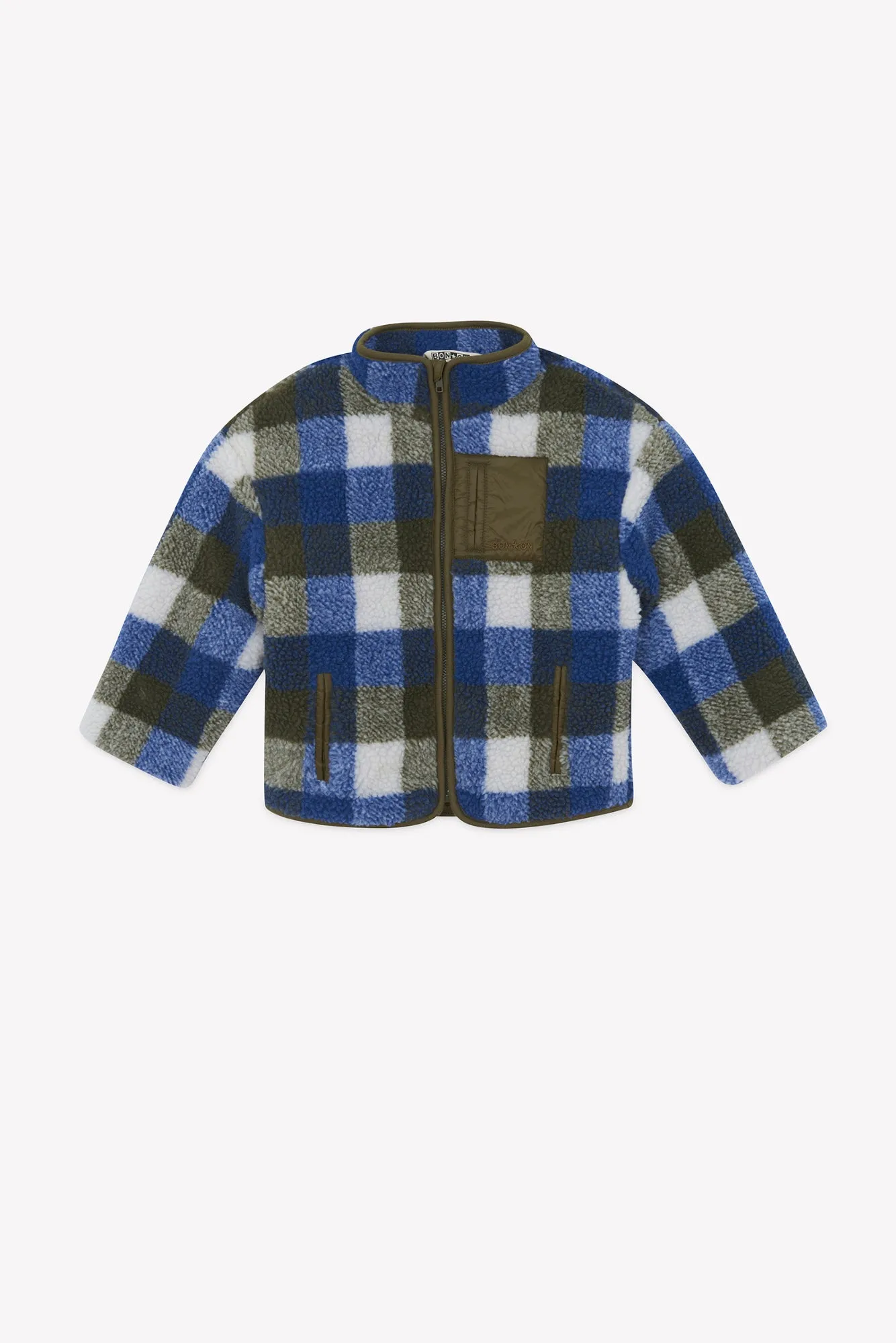 Bonton Montreal blouson sherpa blå tern