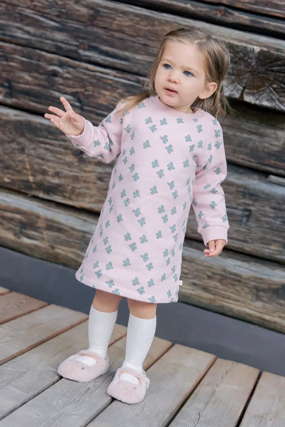 Bonton Smilydress Little Birdy kjole bomuld
