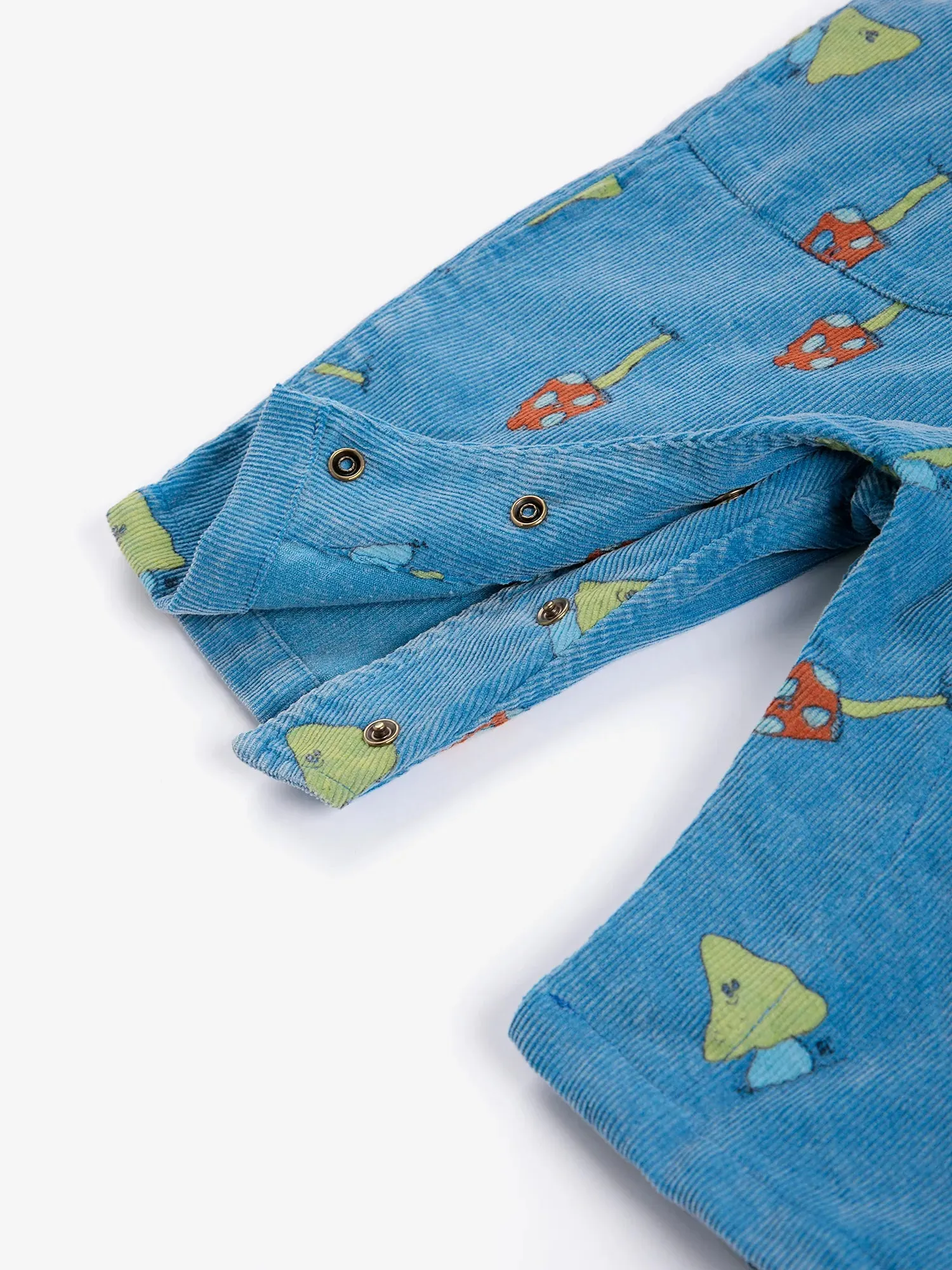 Bobo Choses Mush Monster Duo overall blå fløjl 12M