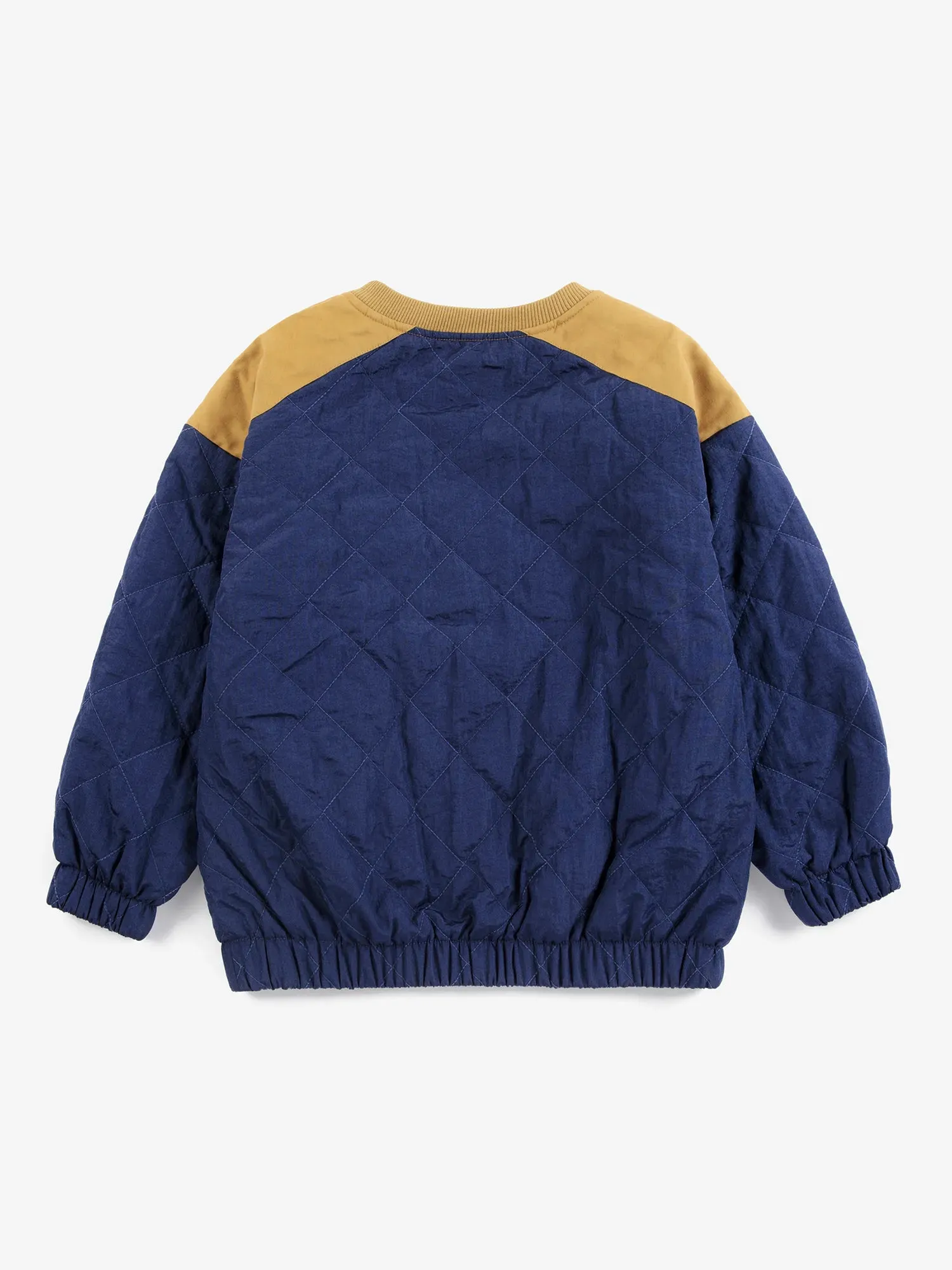 Bobo Choses All About Monsters quiltet sweatshirt midnight blue 2-3 år