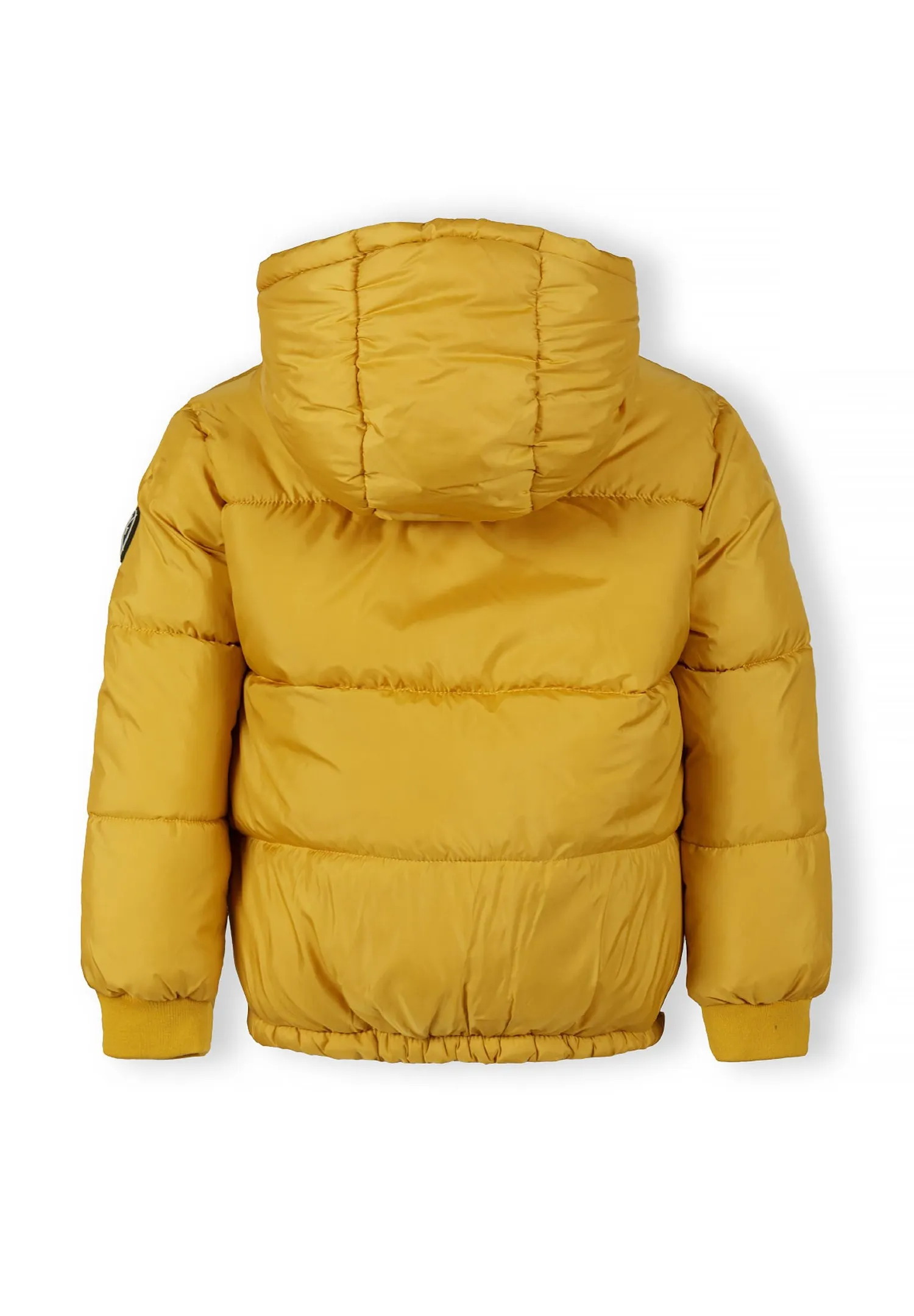 Minoti 43302 dynejakke til drenge sennepsgul polyester