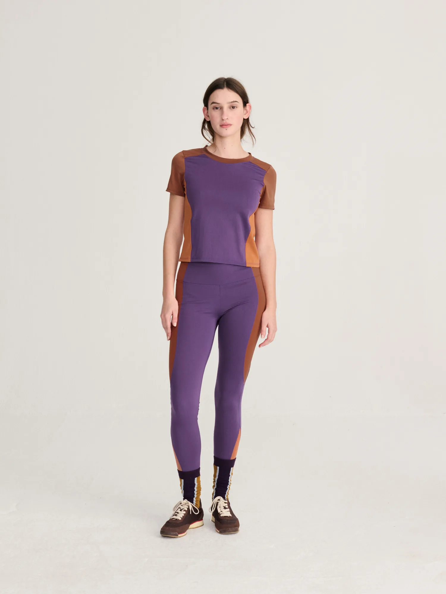 Bobo Choses Color Block leggings karry stræk