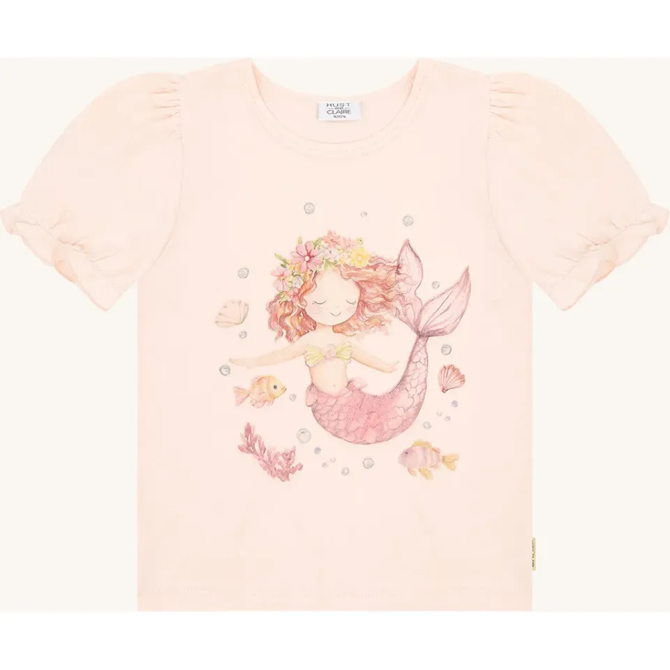 Hust & Claire HCAlma Mermaid t-shirt Quartz bomuld