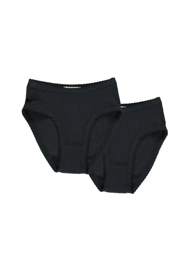 MarMar Panties 2-pak undertøj Black sort