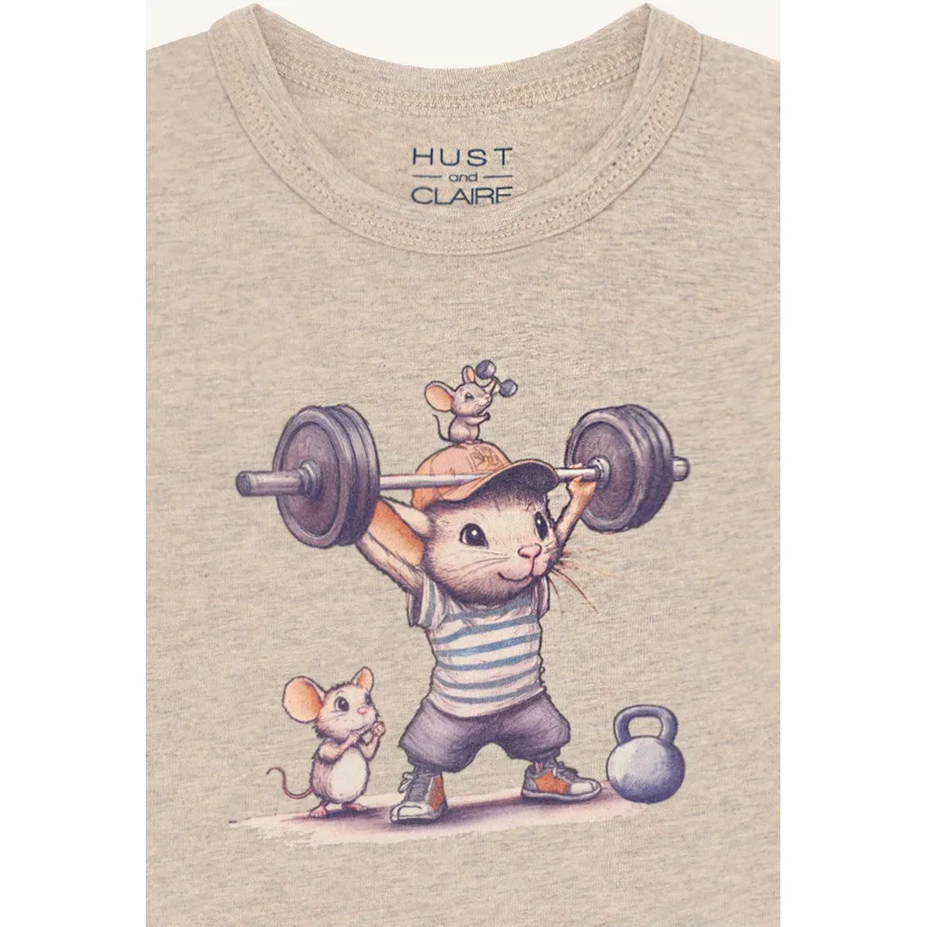 Hust & Claire August Strong Mouse bluse Biscuit