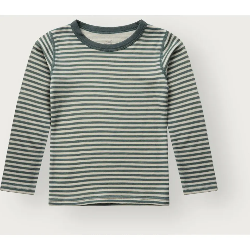 Hust & Claire HCAbba Silky bluse Balsam Green uld