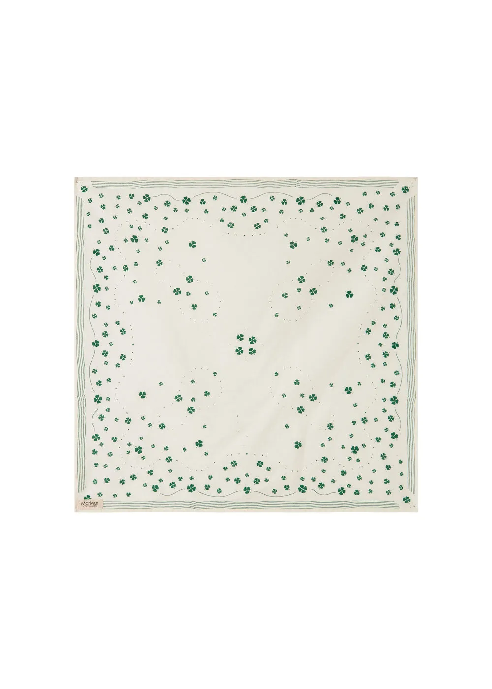 MarMar Avi tørklæde Clover Field bomuld 50x50