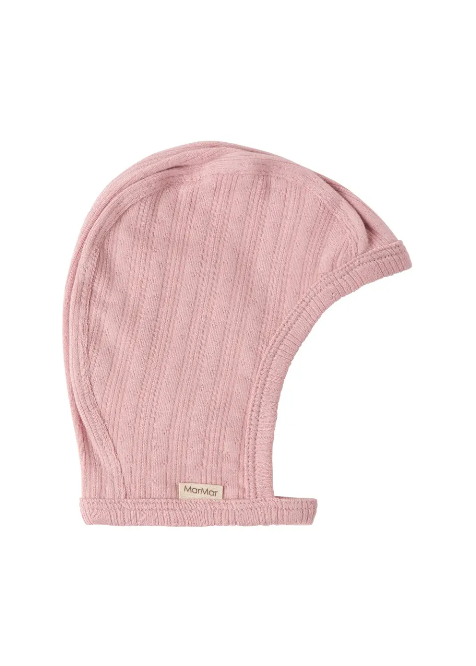 MarMar Hoody babyhjelm Soft Berry modal pointelle
