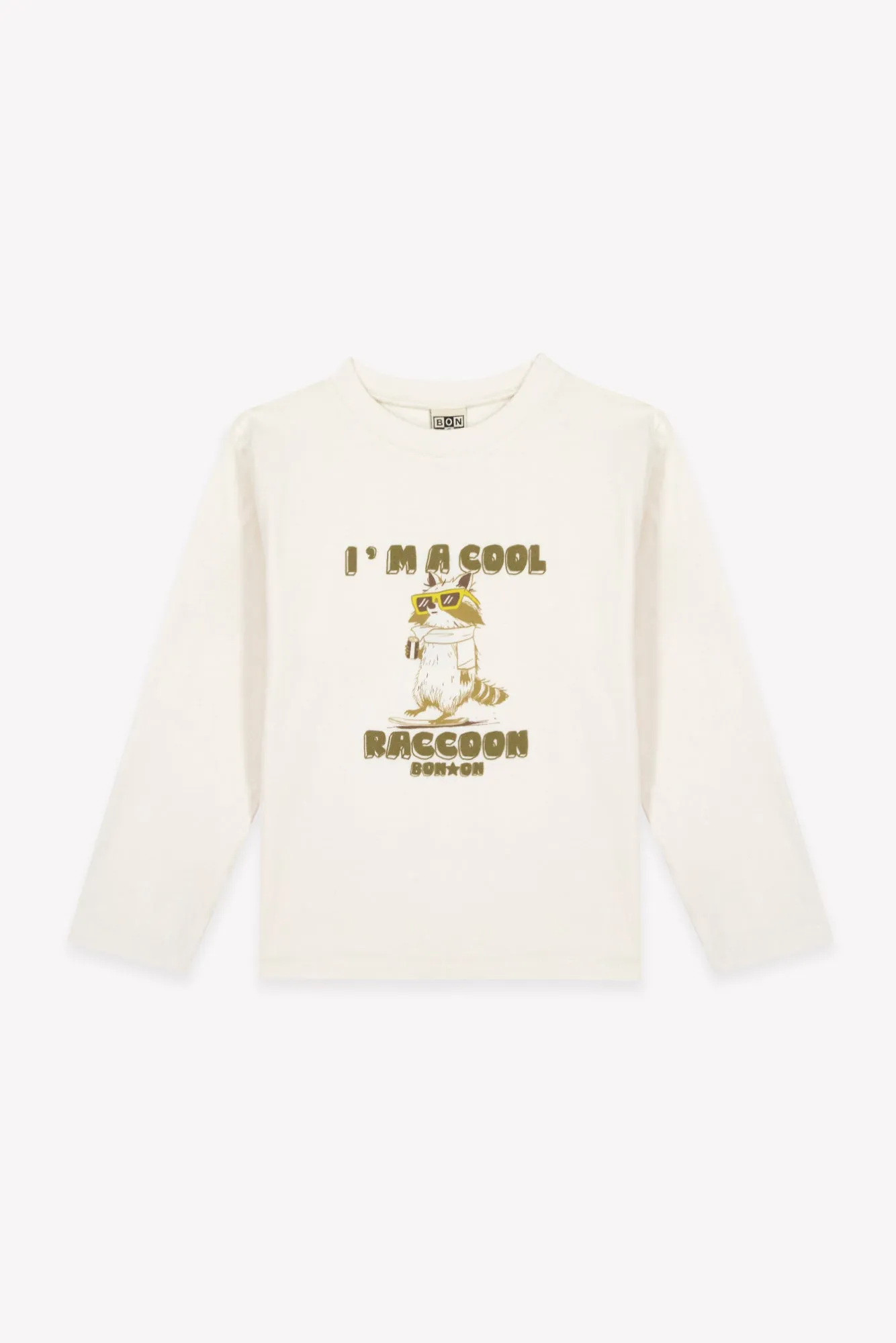 Bonton Taxo Milk t-shirt ecru bomuld 4A
