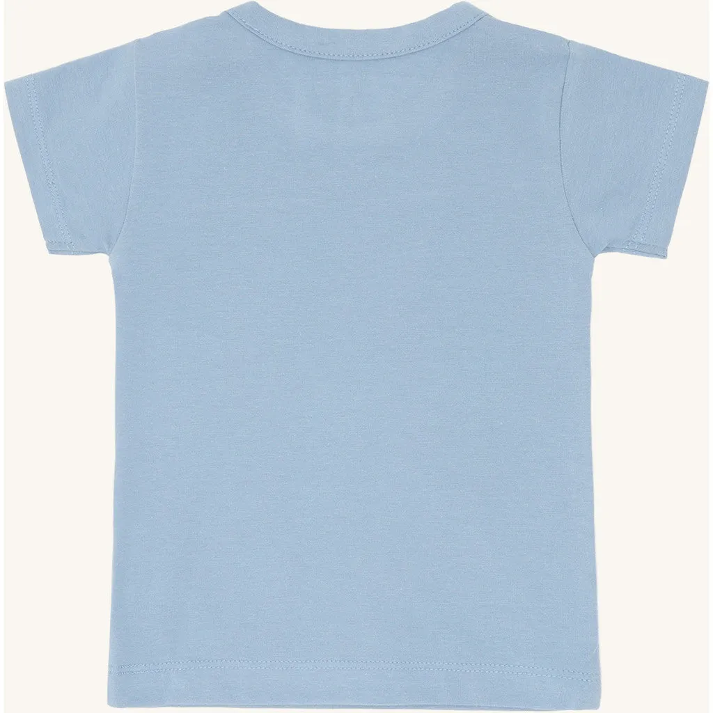 Hust & Claire HCAugust Vegie Truck T-shirt lyseblå økologisk