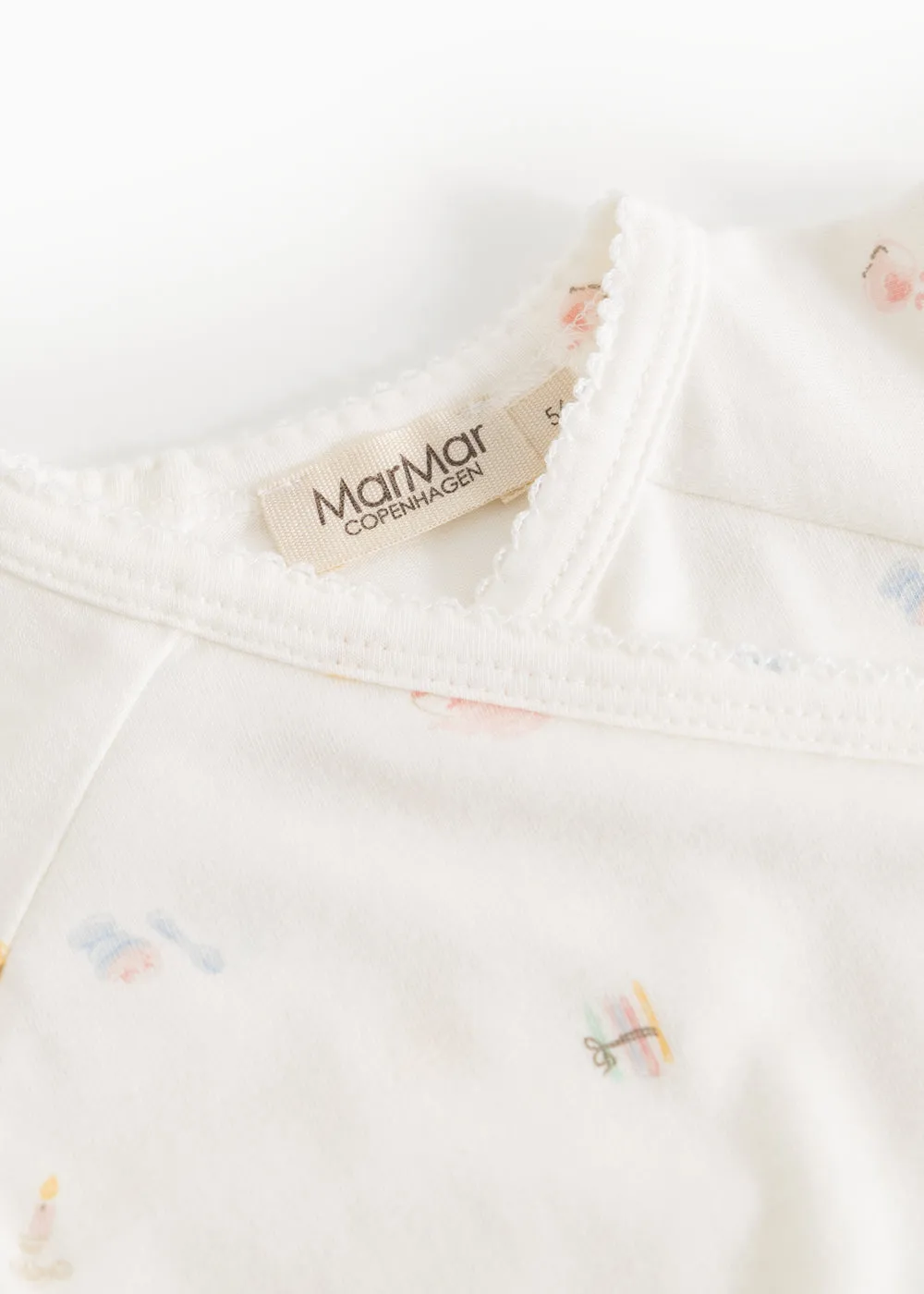 MarMar Tut Wrap LS bluse Everyday print slå-om