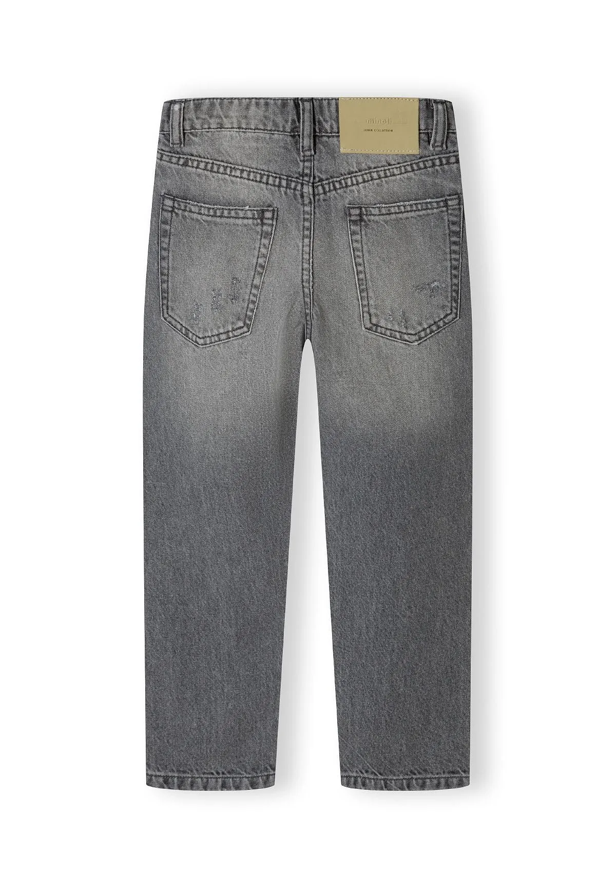 Minoti 43835 jeans grå used-look til drenge