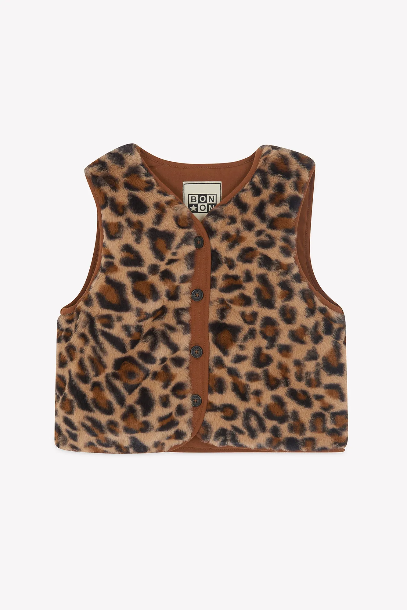 Bonton Megane Léopard vest leopard pelsimitat