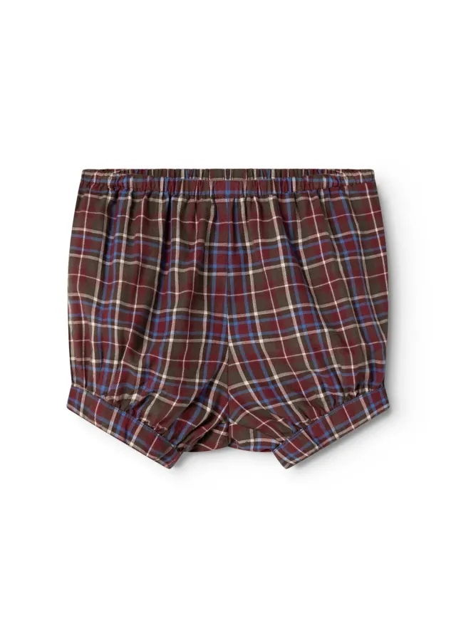 MarMar Pablo bloomers Chocolate Check tern baby