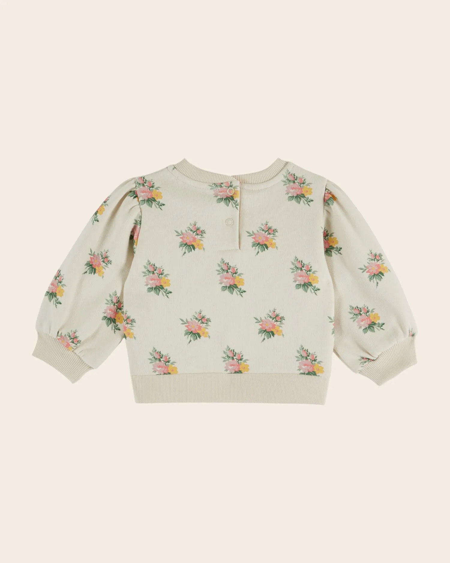 Emile et Ida Fleurs sweatshirt blomstret ecru