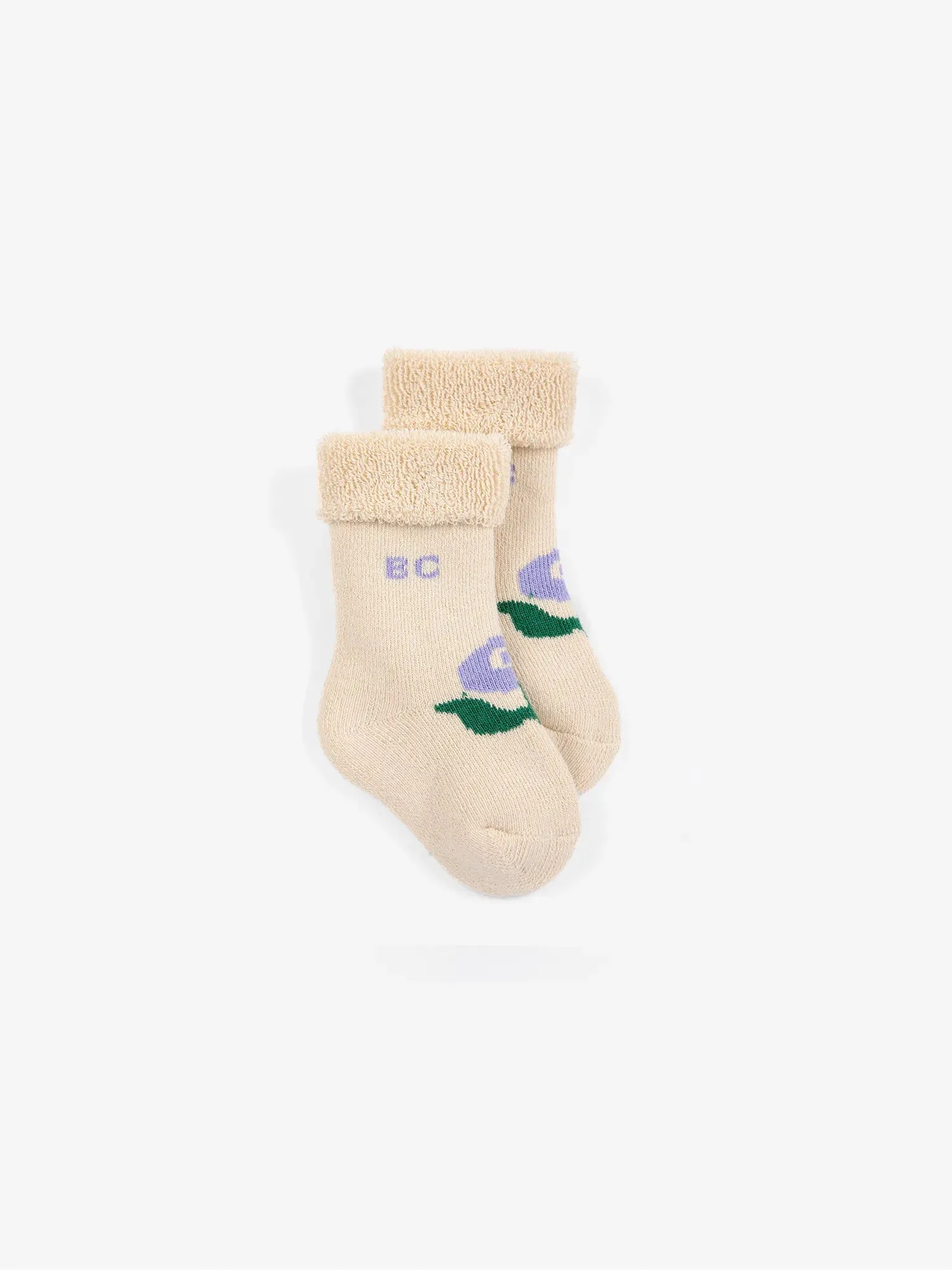 Bobo Choses Stamp Bloom strømper offwhite pakke