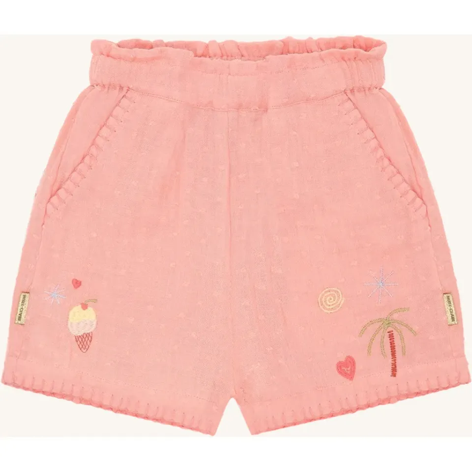 Hust & Claire HCHelena Dobby shorts Shell bomuld