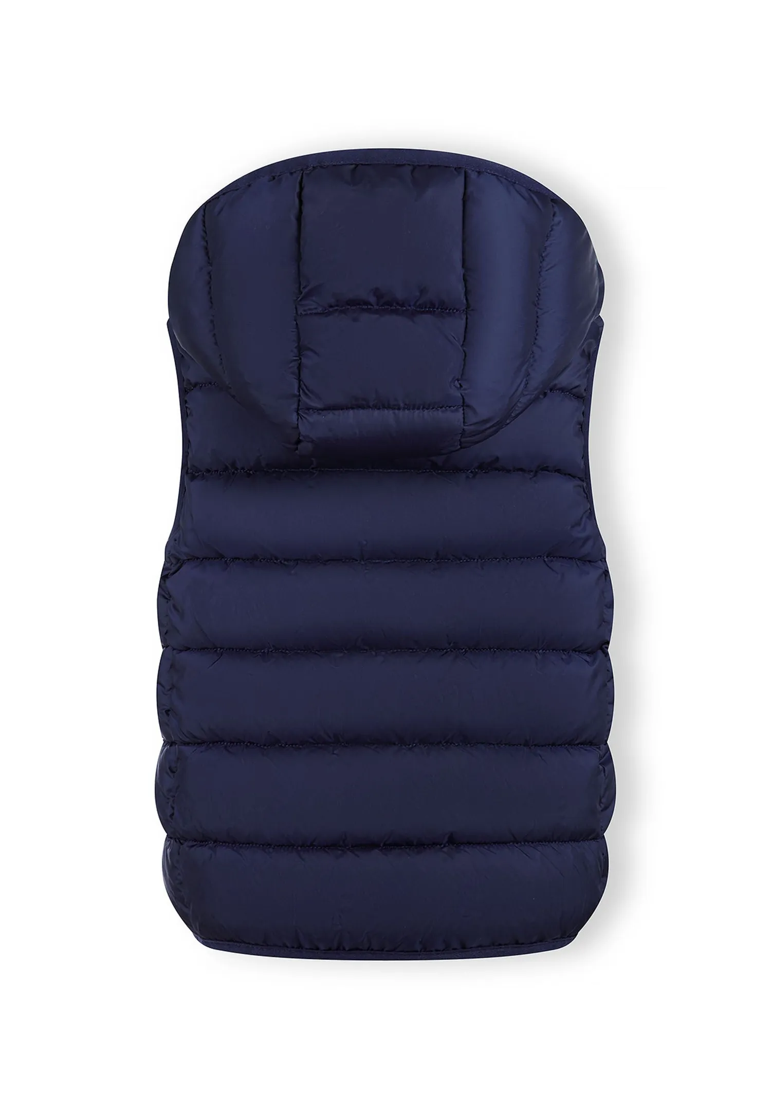 Minoti 40317 vest til piger mørkeblå quiltet