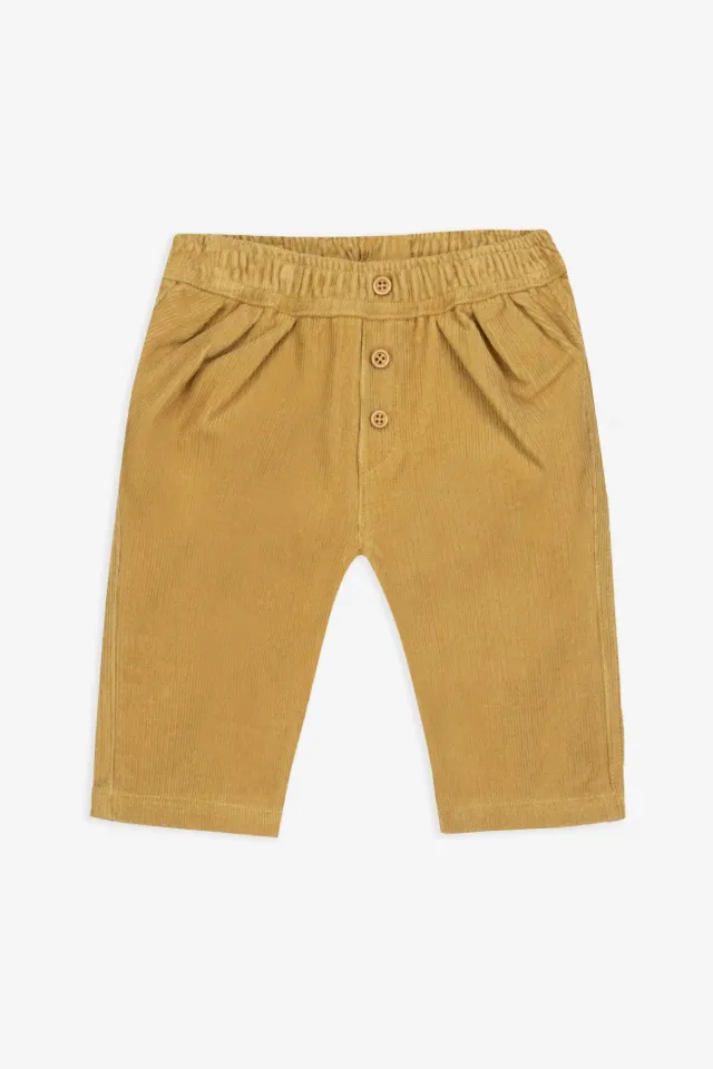 Bonton Popeye Jaune Lenon bukser gul fløjl