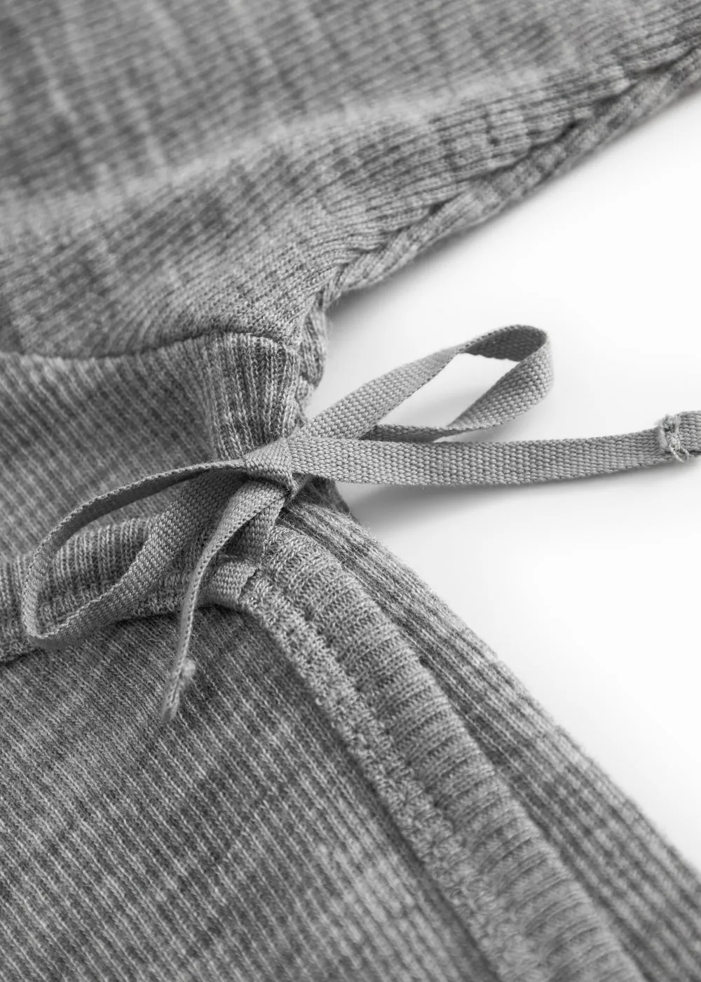 MarMar Belita uld bodystocking Grey Melange slå-om
