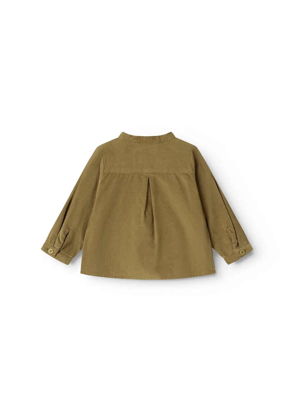 MarMar Tomi B skjorte Dark Bronze babyfløjl