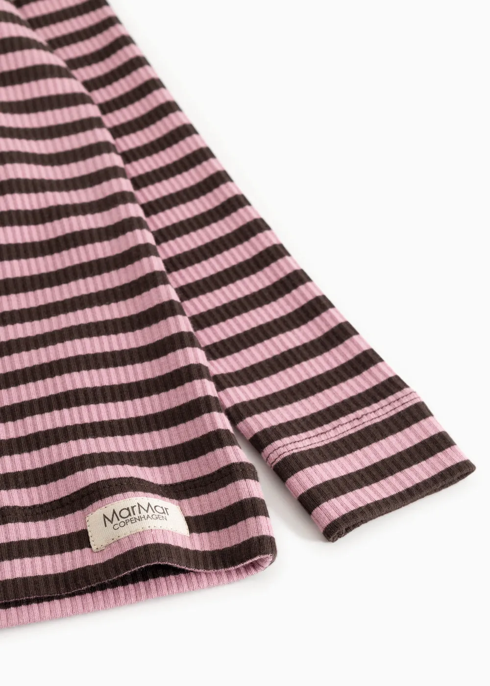MarMar Plain Tee LS t-shirt Heather Stripe modal