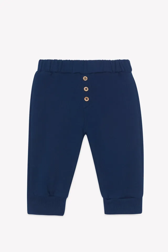 Bonton New Barn Uni Bleu Brut joggingbukser 3M bla bomuld