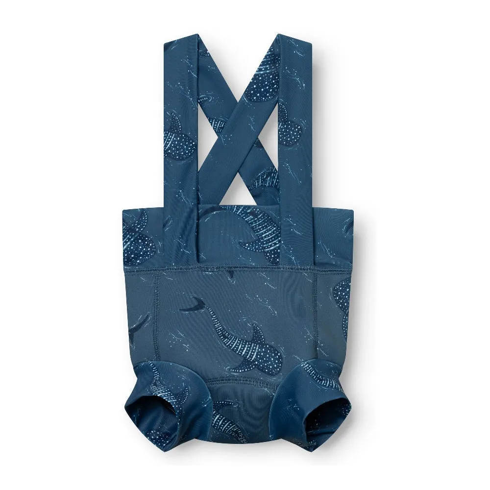 MINI A TURE Matkaspian badeblebukser Whale-sharks neopren