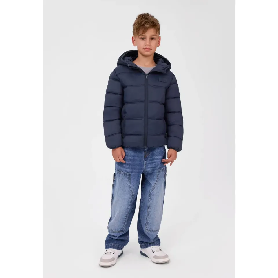 Minoti 45269 stepjakke navy nylon