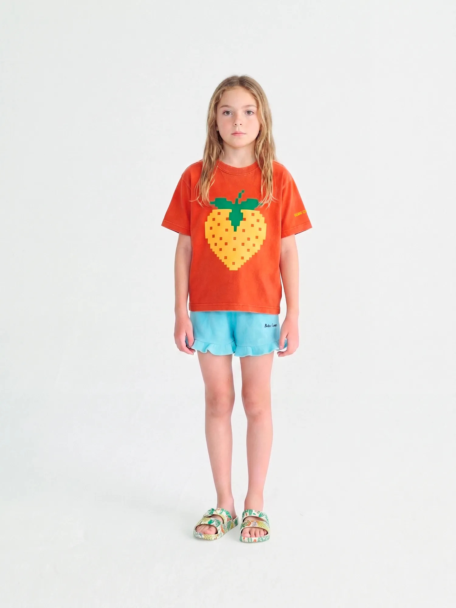 Bobo Choses Fruit Bites Strawberry t-shirt 2-3Y økologisk