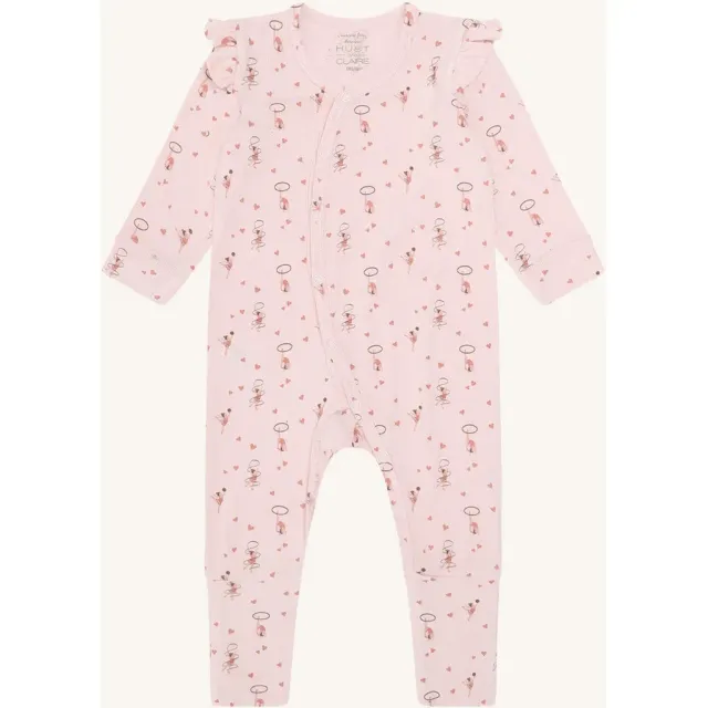 Hust & Claire HCMulle Gymnast natdragt Chalk Pink bambus