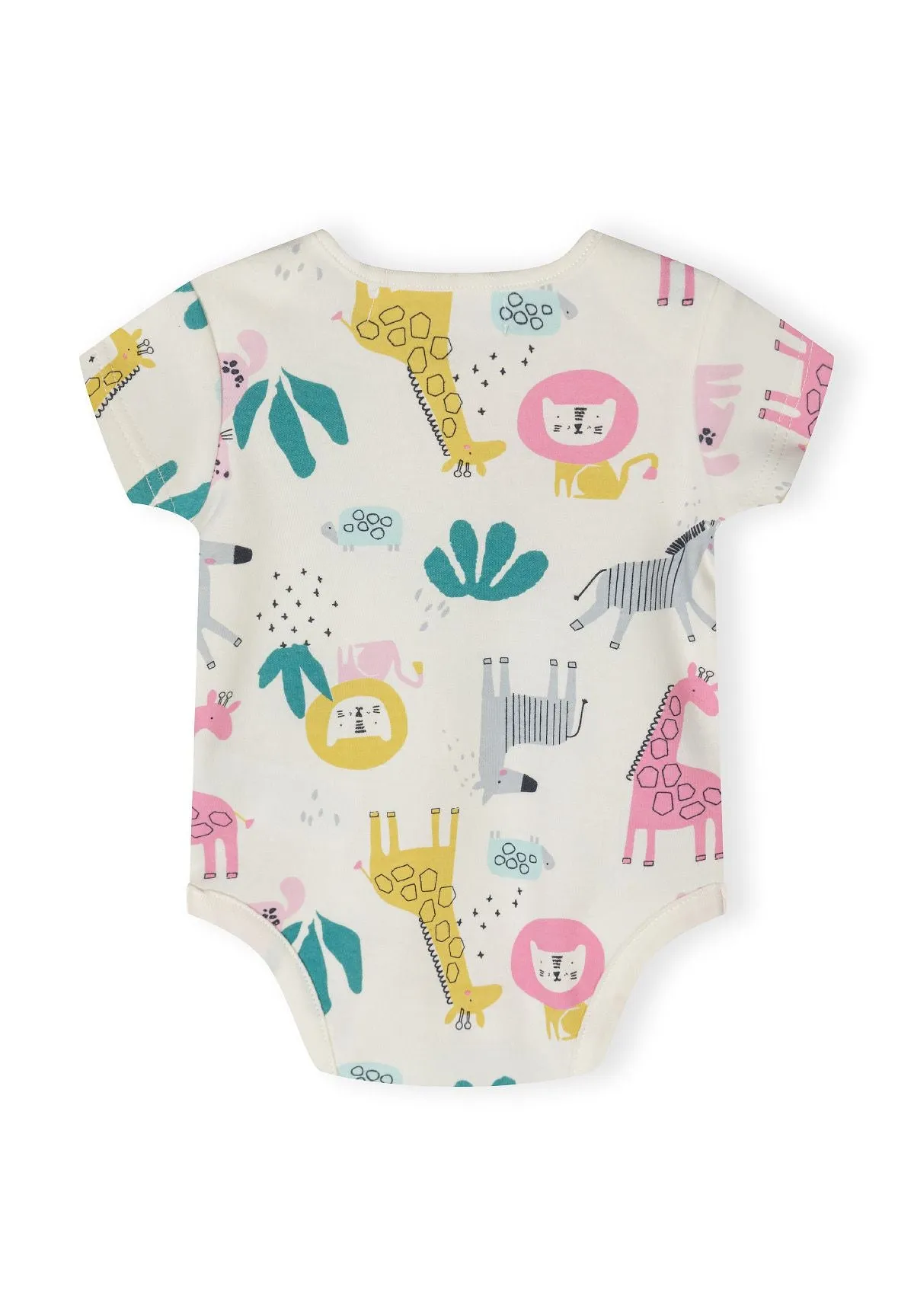 Minoti 42025 body animalprint 2-pak rosa baby pige