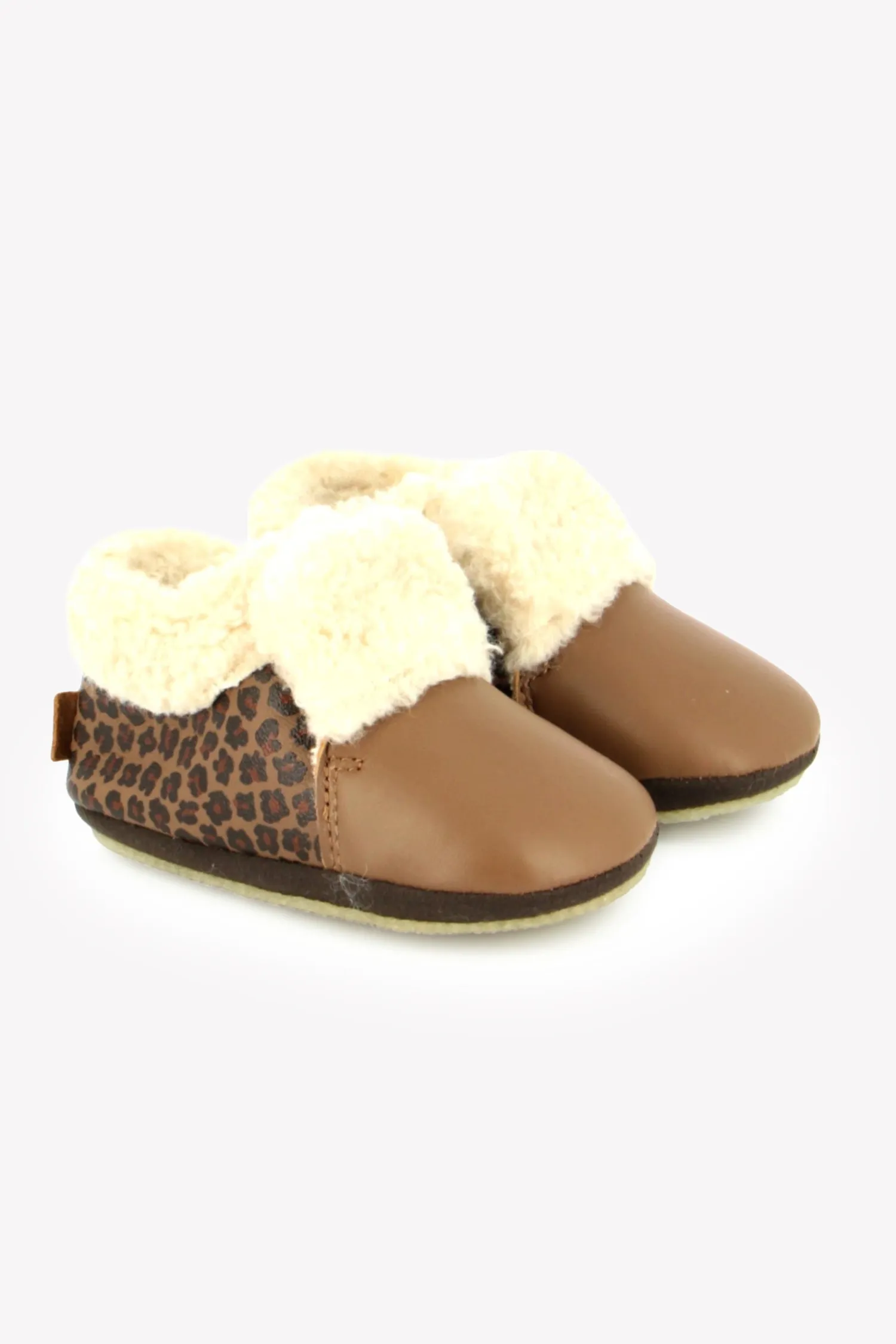 Bonton Doudou Fourré hjemmesko leopard