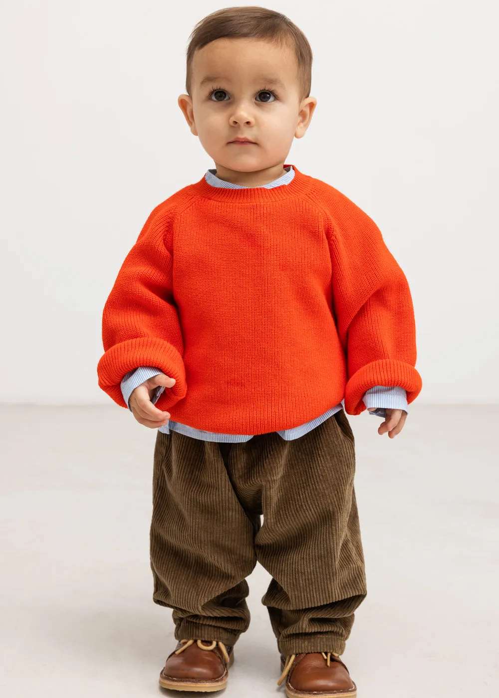 MarMar Torin B strikbluse Grapefruit bomuld