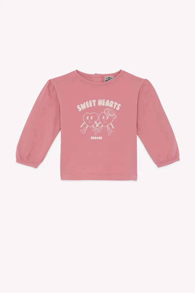 Bonton Titty bluse rosa sweet bomuld