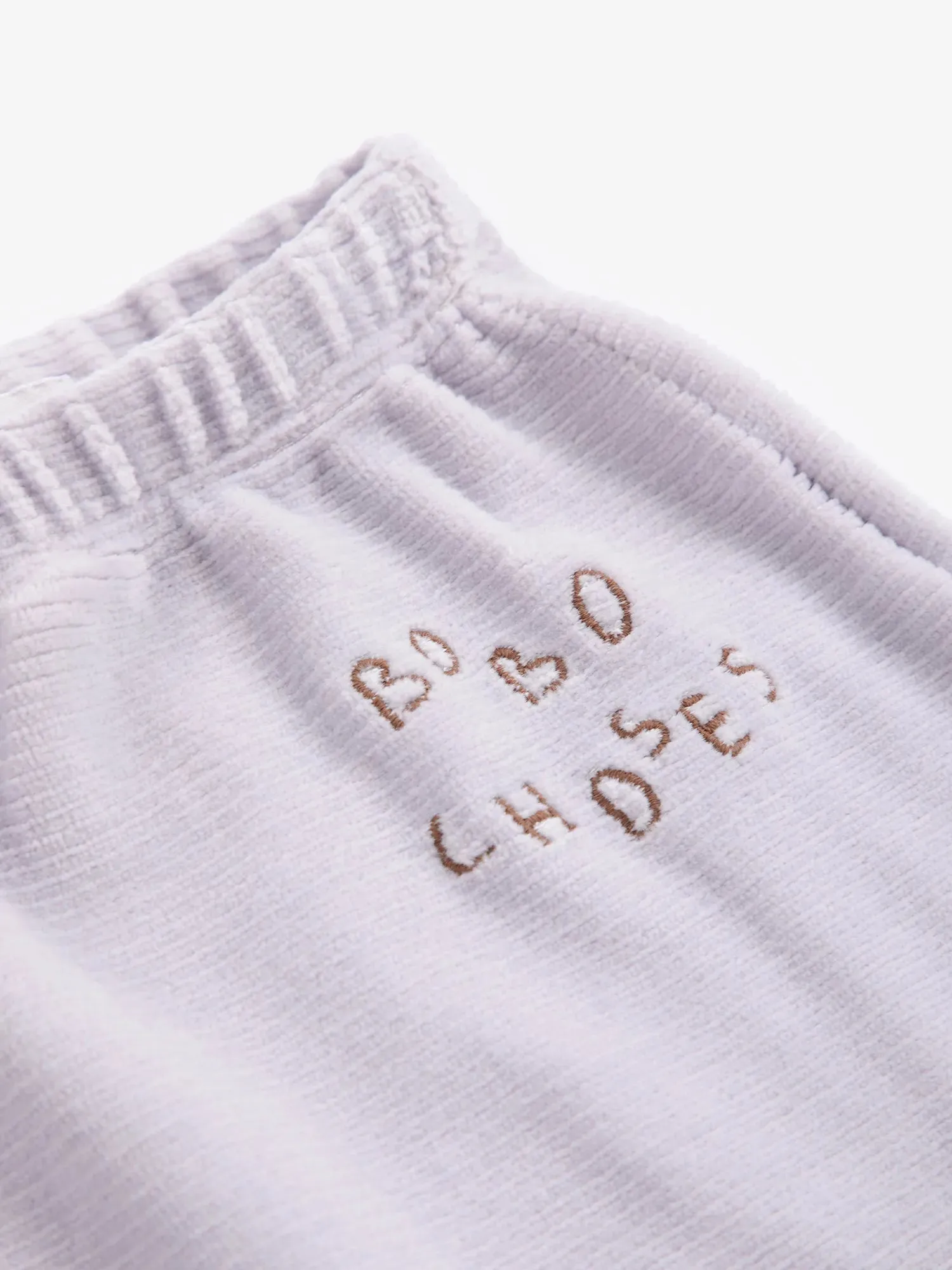 Bobo Choses All About Monsters velour leggings lavender