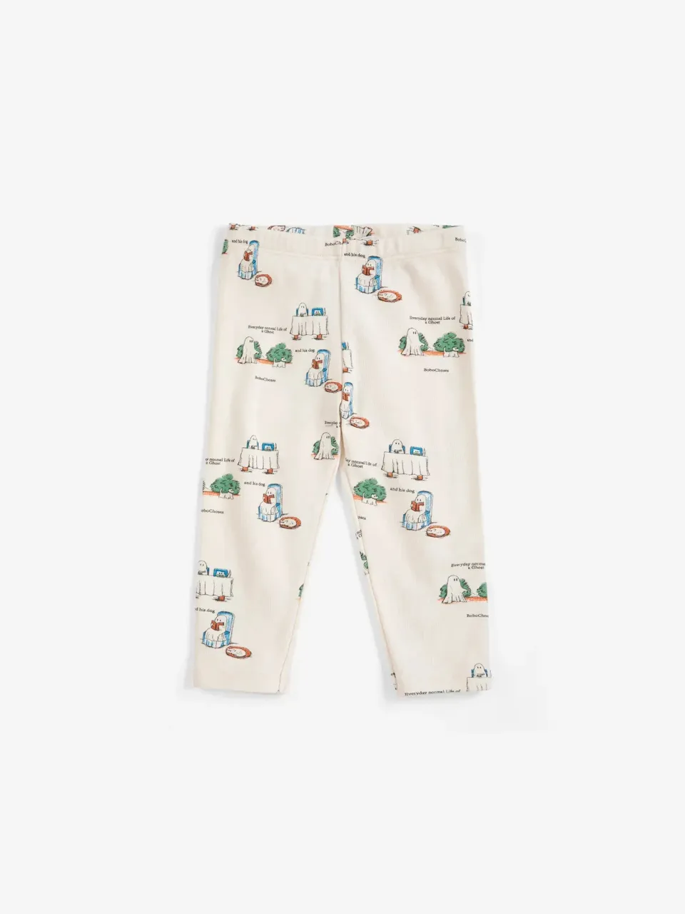 Bobo Choses Everyday Ghosts leggings offwhite 3M