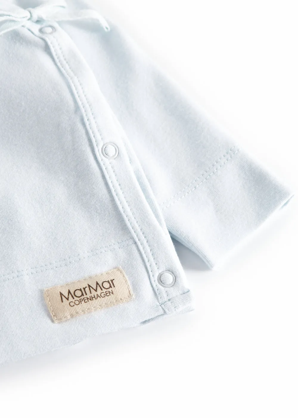 MarMar Tut Wrap LS bluse Light Blue modal nyfødt