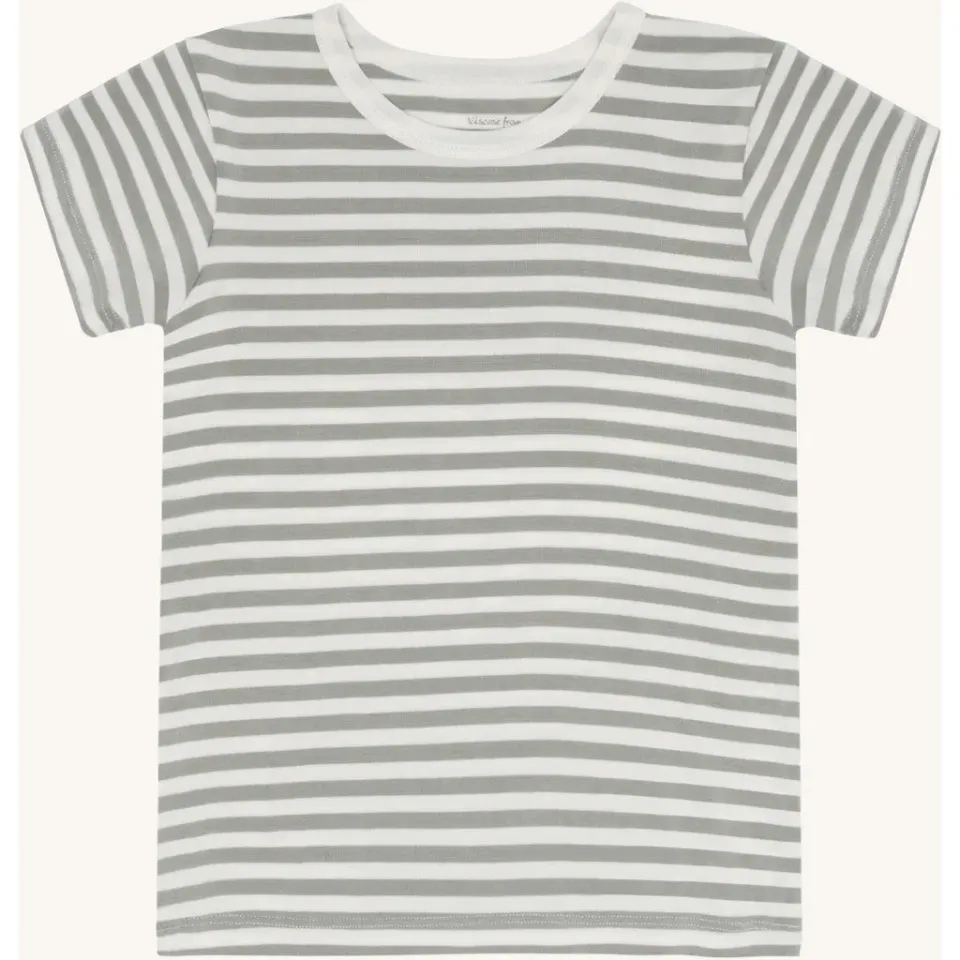 Hust & Claire Austin Skyway t-shirt Forest Fog bambus viskose