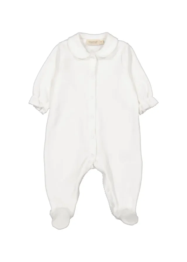MarMar Ruddy heldragt White velour