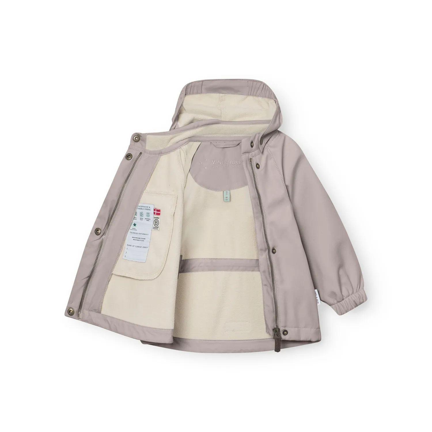 MINI A TURE Matwai softshell jakke Frosted mint vindtæt
