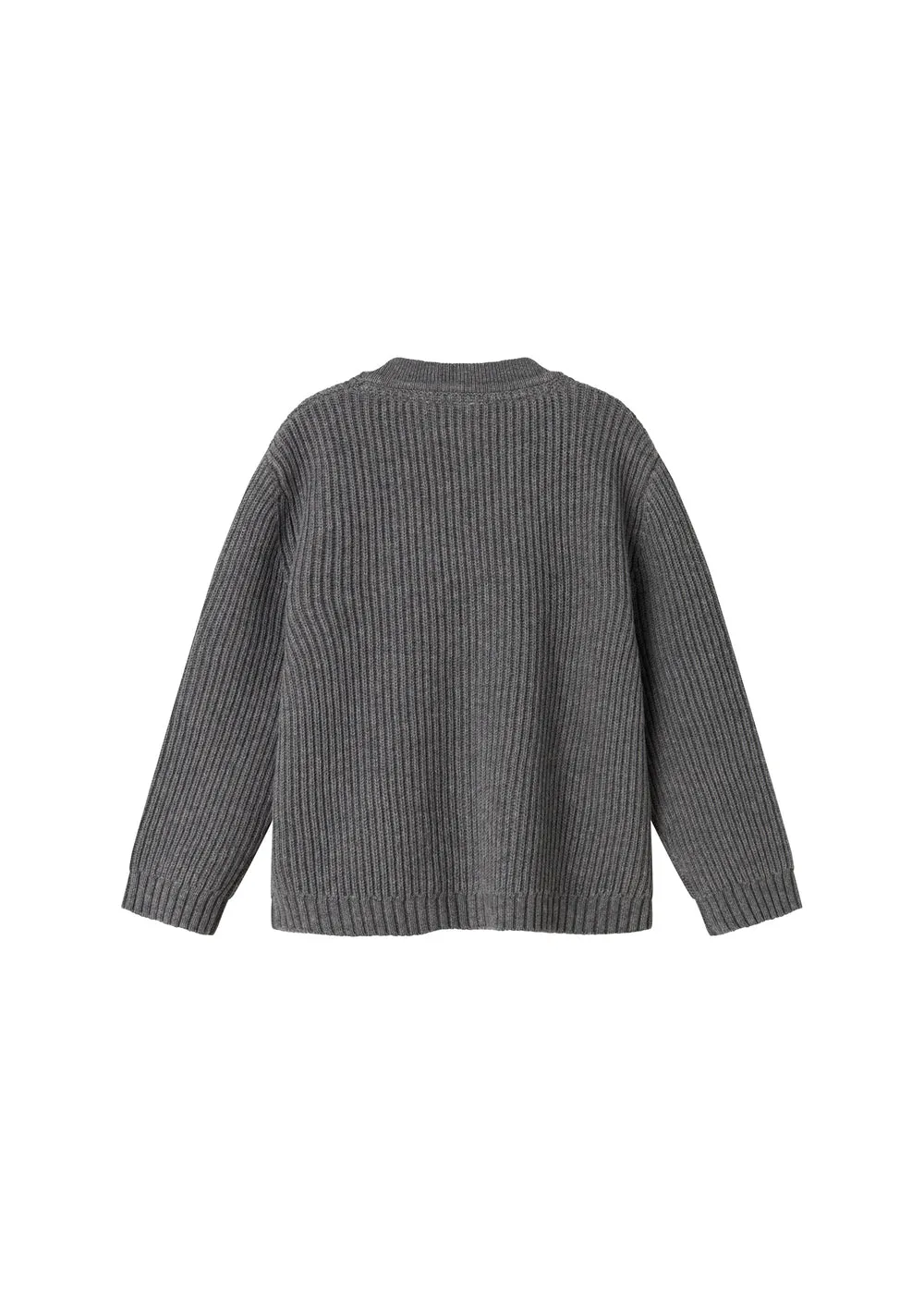 MarMar Tarono strik cardigan Grey Melange uld