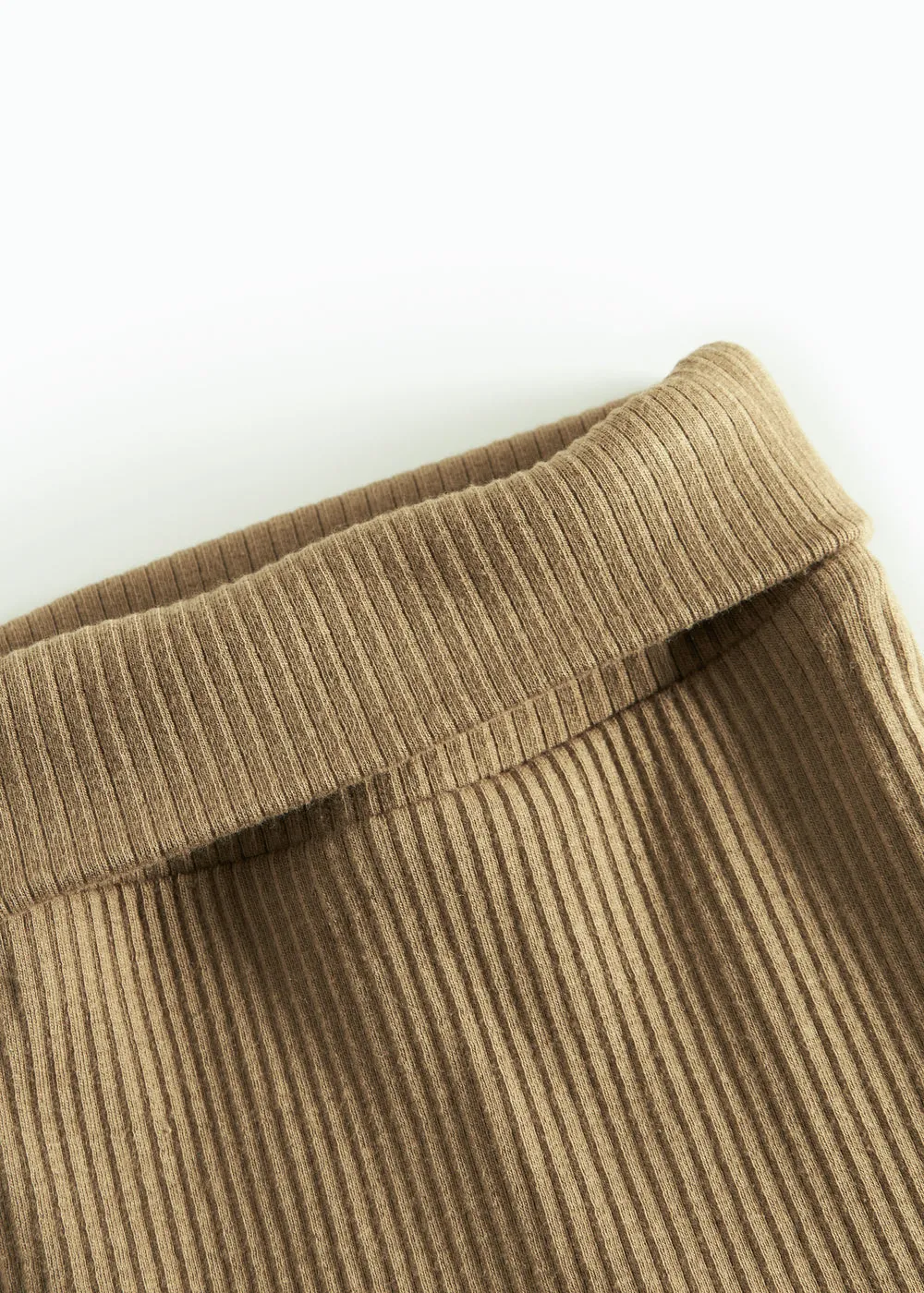 MarMar Jeans Pixa bukser med fødder Dark Bronze modal