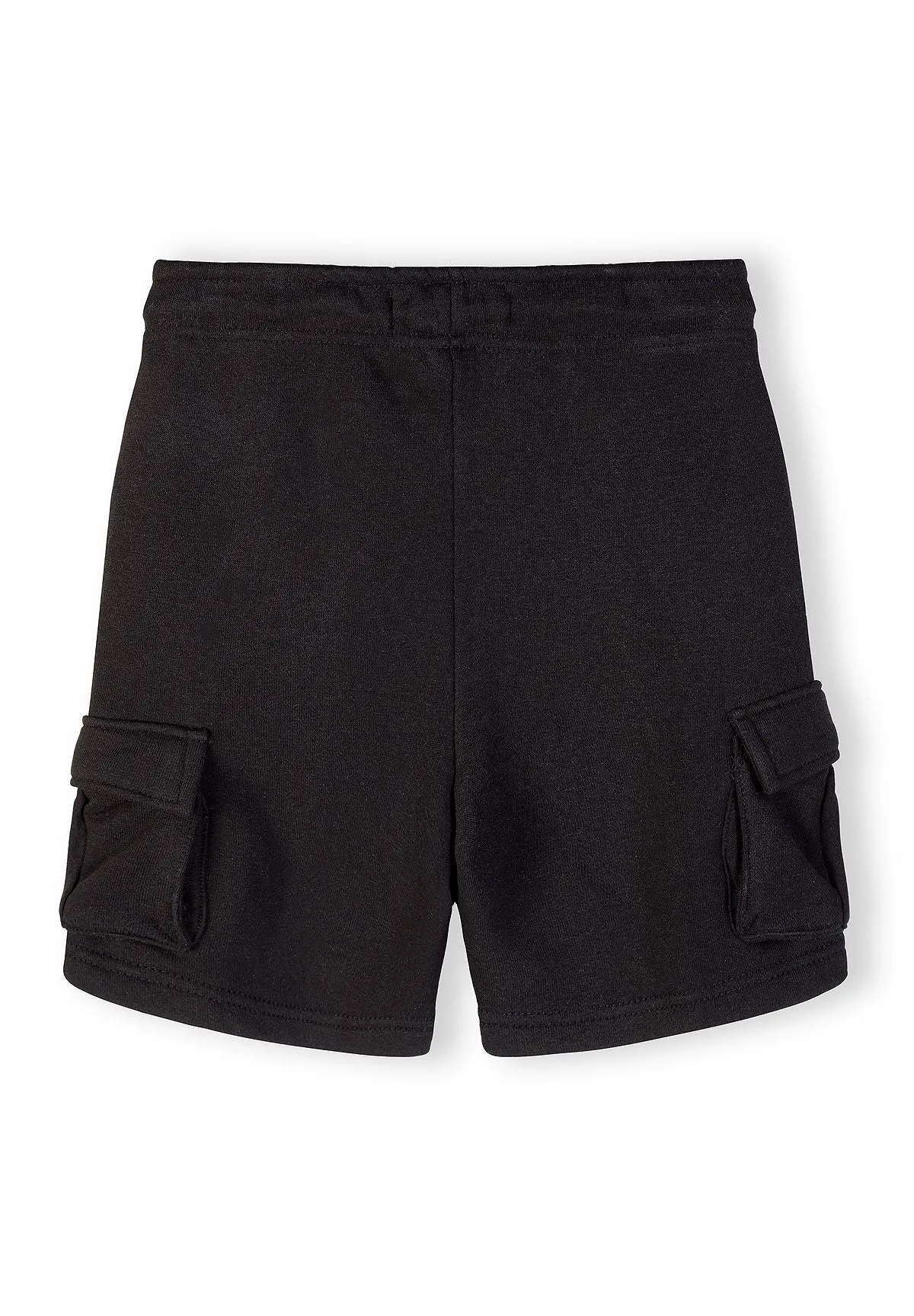Minoti 44789 sæt sweatshirt shorts sort str 128