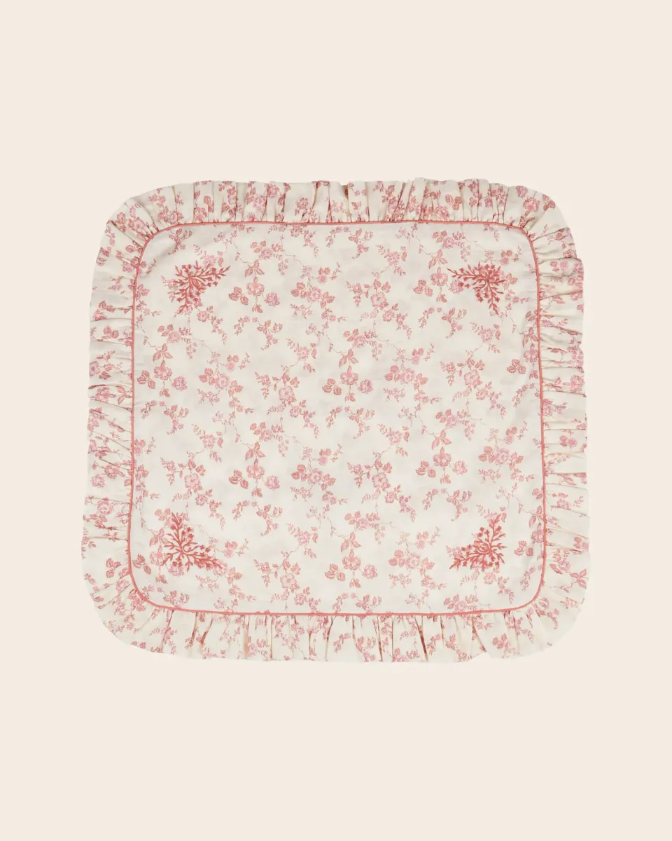 Emile et Ida Rosalie pudebetræk ecru rosa