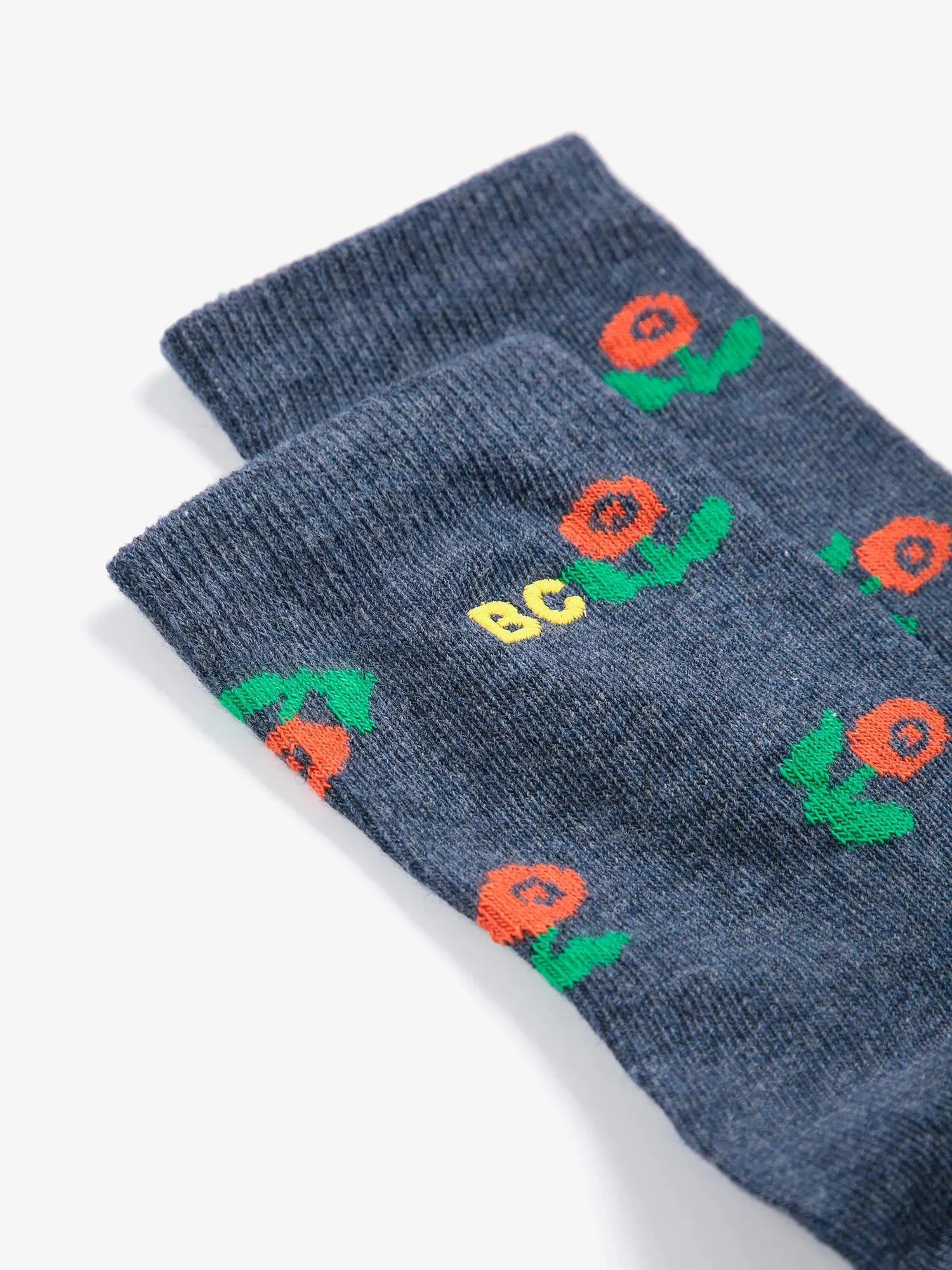 Bobo Choses Stamp Bloom korte sokker violet 26-28