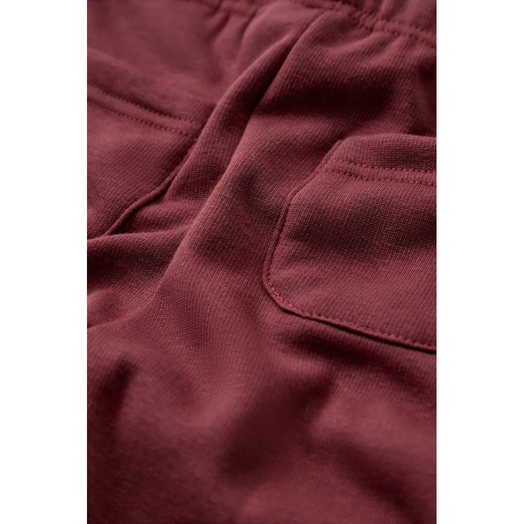 Hust & Claire Lisa Fleece leggings maroon bomuld