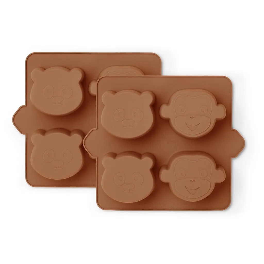 nuuroo Anan silikone bageform 2 stk Caramel Café dyr